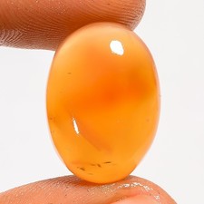 14.5 Ct Natural Carnelian Oval Cabochon Loose Gemstone For Jewelry 19X14X6 mm