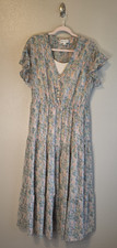 Floral Dress A-Line Fit & Flare Mazi Boho CottageCore Ava & Viv Size XL