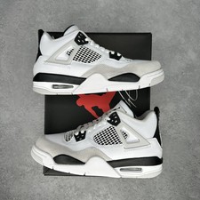 Size 5.5Y - Jordan 4 Retro Military Black (GS...