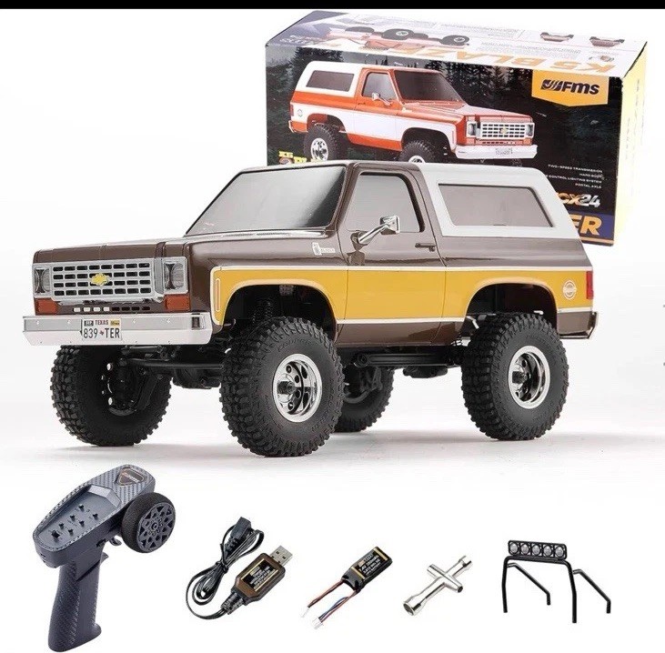 FMS RC Crawler K5 Blazer FCX24 RTR 1/24 Scale Brown/Yellow R