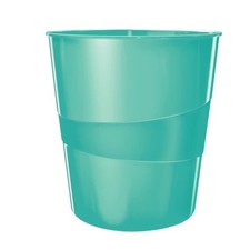 Image of Leitz WOW Waste Bin Ice Blue 52781051