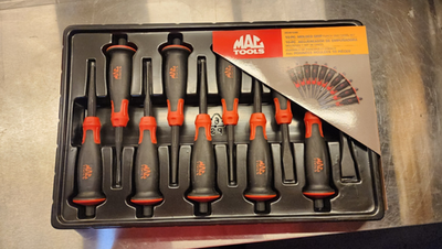 Mac Tools Ergo Grip 10pc Punch and Chisel Set PCHG10SB w/ 2 Mac