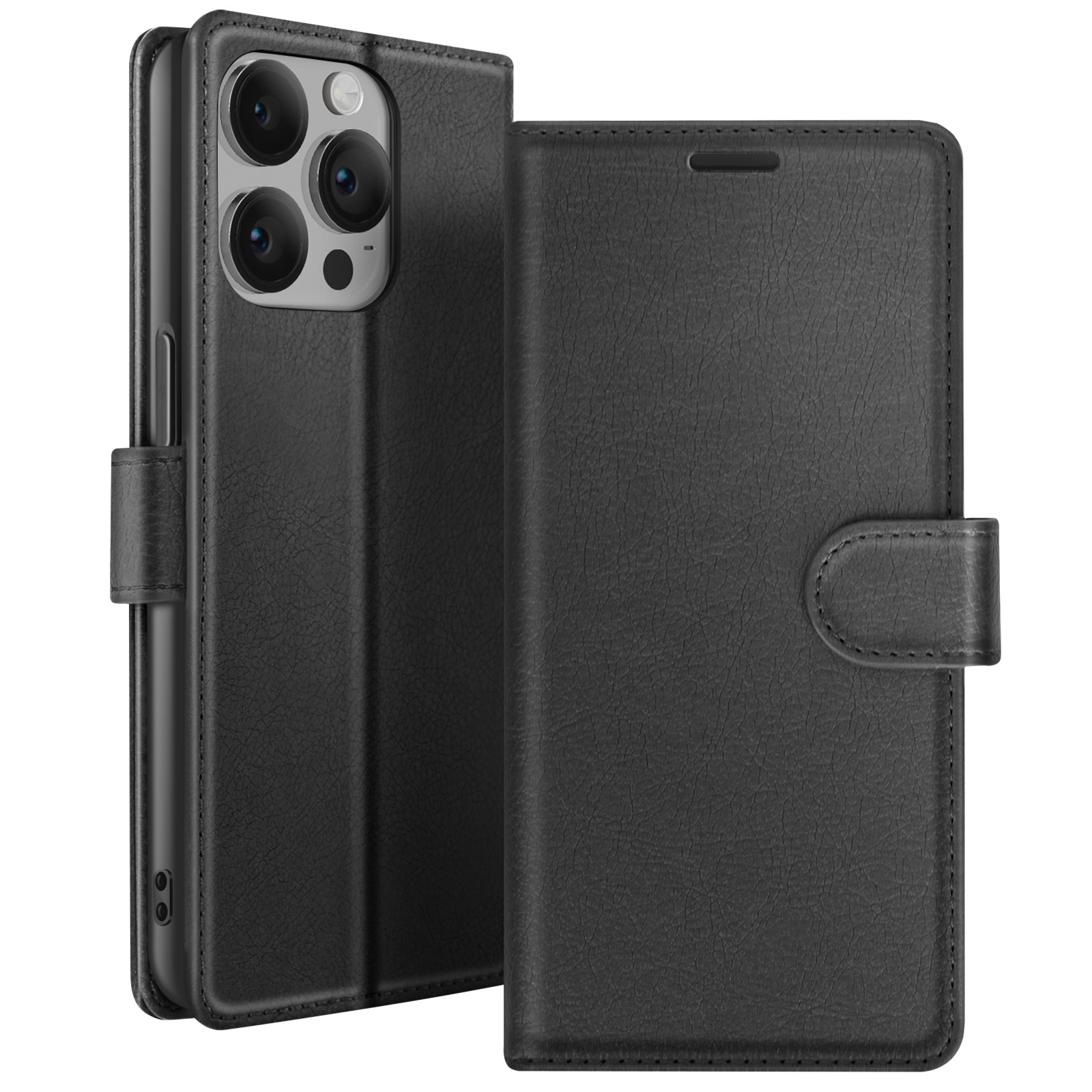 Housse Cuir Premium iPhone 14 Pro Max Zanaé Style Portefeuille Élégant Haute Finition