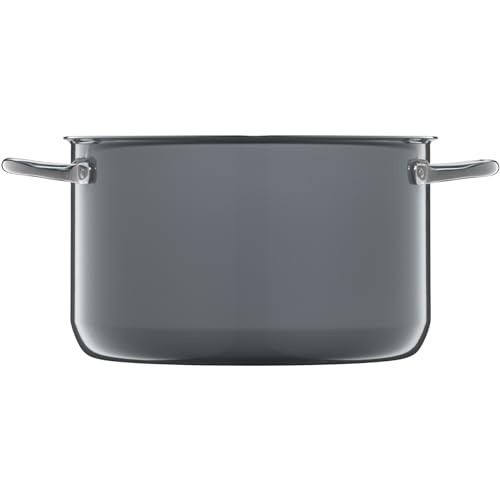 WMF Vitalis Compact Pentola per cottura a vapore con coperchio in vetro e bordo in silicone, con