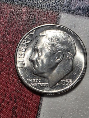 1955-S Roosevelt Dime Uncirculated- BU-LUSTROUS- 90% Silver  "FREE SHIPPING"