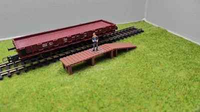 JERKUI 3D DRUCK & MODELLBAU H0 Zubehör - Kleine Laderampe in H0 Maßstab - kein Bausatz - H0 1:87