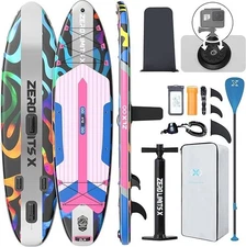 🌊 ZLX Inflatable Stand Up Paddle Board – 10’6” SUP 🌊
