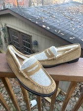 G.H. Bass  Co Whitney Cozy Fur Lined Weejuns Penny Loafer Felt Shearling Sz 9 M