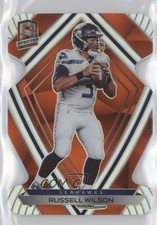 2020 Panini Spectra Neon Orange Prizm Die-Cut 2/10 Russell Wilson #37 uk2
