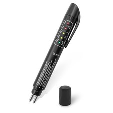 Brake Fluid Liquid Tester Pen, Brake Fluid Tester with 5 LED Indicators, Brak...