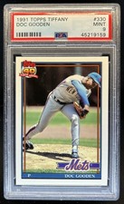 1991 Topps Doc Gooden Collector's Edition Tiffany #330 Mets PSA 9