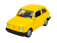 Welly Fiat 126P Gelb 1:60 DIE Cast Metal Model NEU IM Kasten 52384