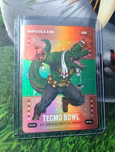 2026 Bo Jackson Battle Arena Tecmo Bowl Ryptillian First Edition RED BATTLEFOIL