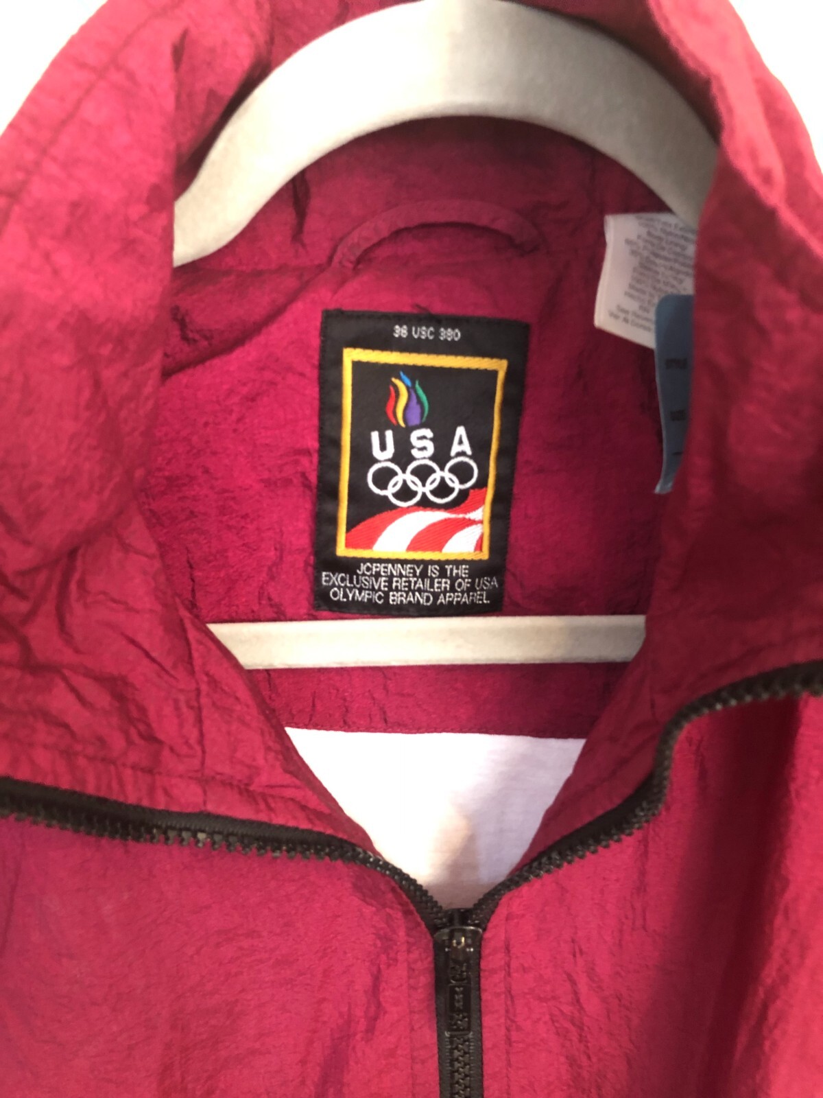 Vintage JCPenney Olympics Edition Jogger Jacket Size M Gem