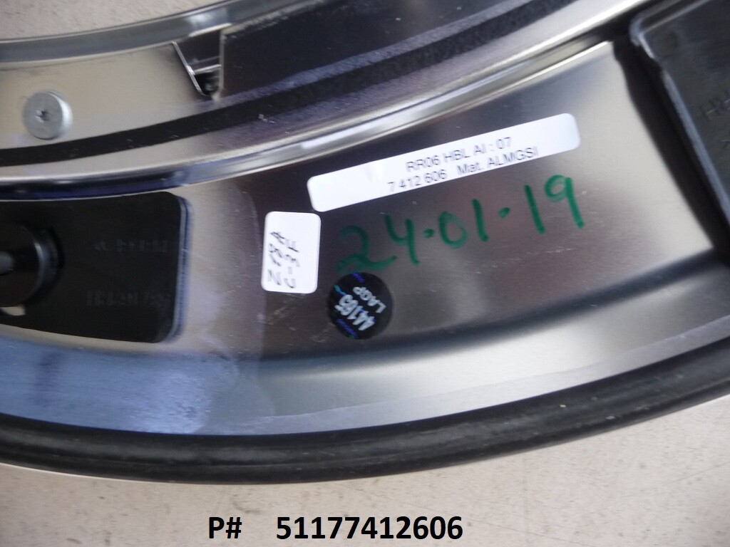 16-20 Rolls Royce Dawn RR6 Cover Molding folding top Chrome lid 51177412606 OEM
