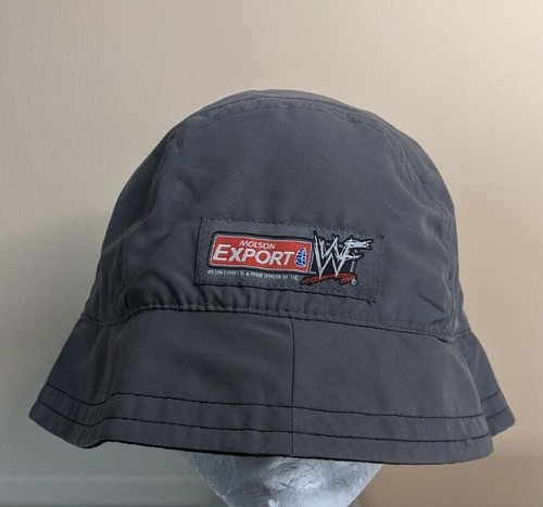 Vintage WWF Molson Export Gray Bucket 