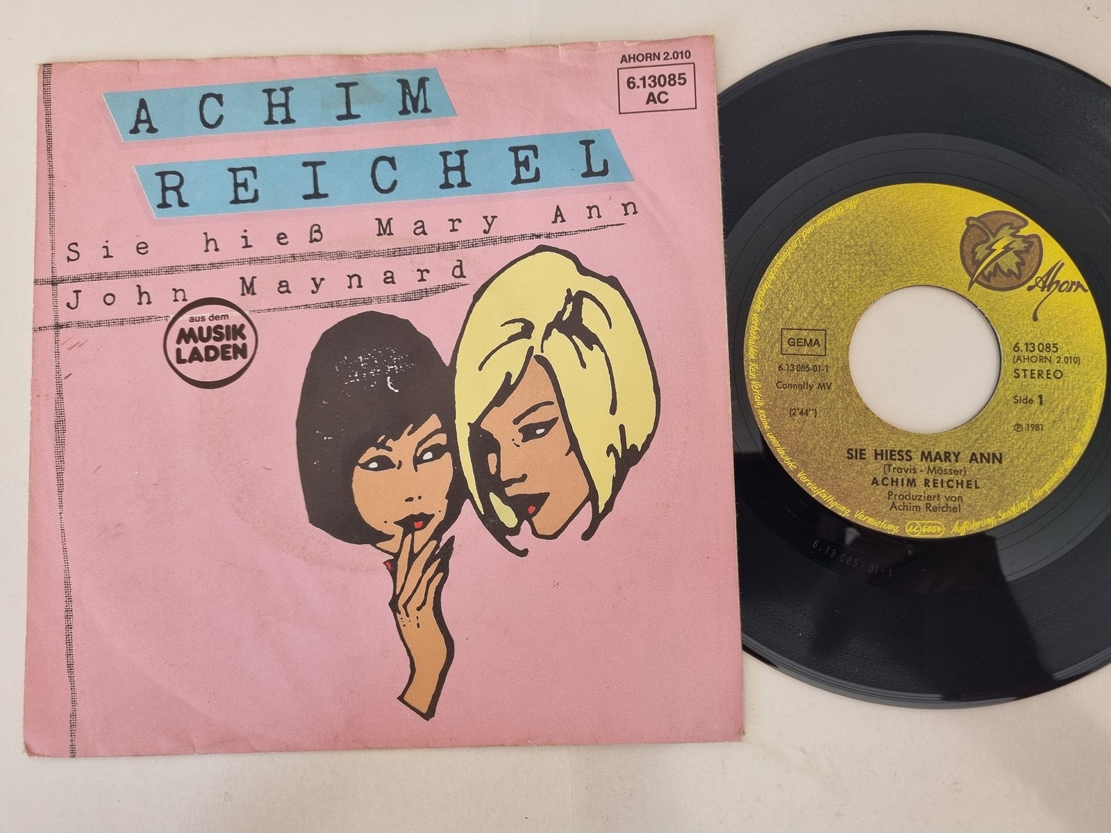 Achim Reichel - Sie hiess Mary Ann 7'' Vinyl Germany
