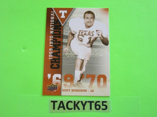2011 UD UNIVERSITY OF TEXAS FB NATIONAL CHAMPIONS SINGLE CARD(S) CHOOSE - Picture 24 of 40