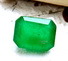 9.80 Ct Colombian Natural Green Emerald Cut Certified Loose Gemstone Best Offer