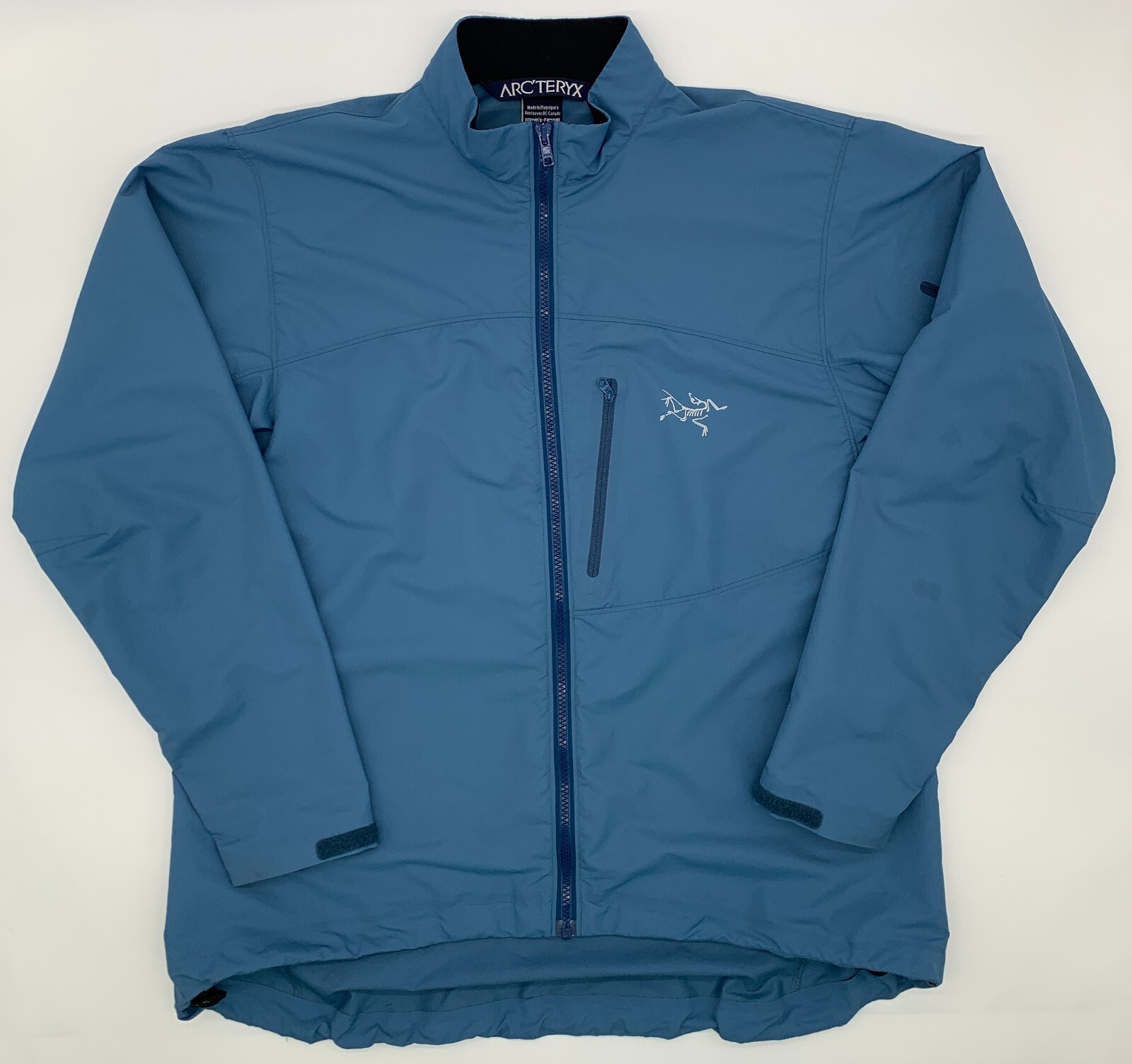 Giacca leggera vintage Arc'teryx Gamma LT donna grande soft shell blu Bluebird