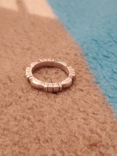 925 Marked Sterling Silver Design Band Ring Sz 10, Native American. 8.6g Estate - Picture 9 of 14