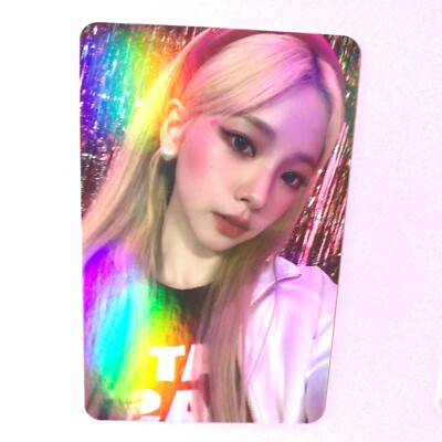 KARINA Aespa TCG 0411 Blonde hair red hairband Foil KPOP IDOL CARD