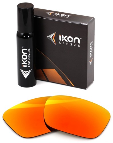 Polarized IKON Replacement Lenses For SPY Helm Sunglasses Fire Mirror - Afbeelding 1 van 8