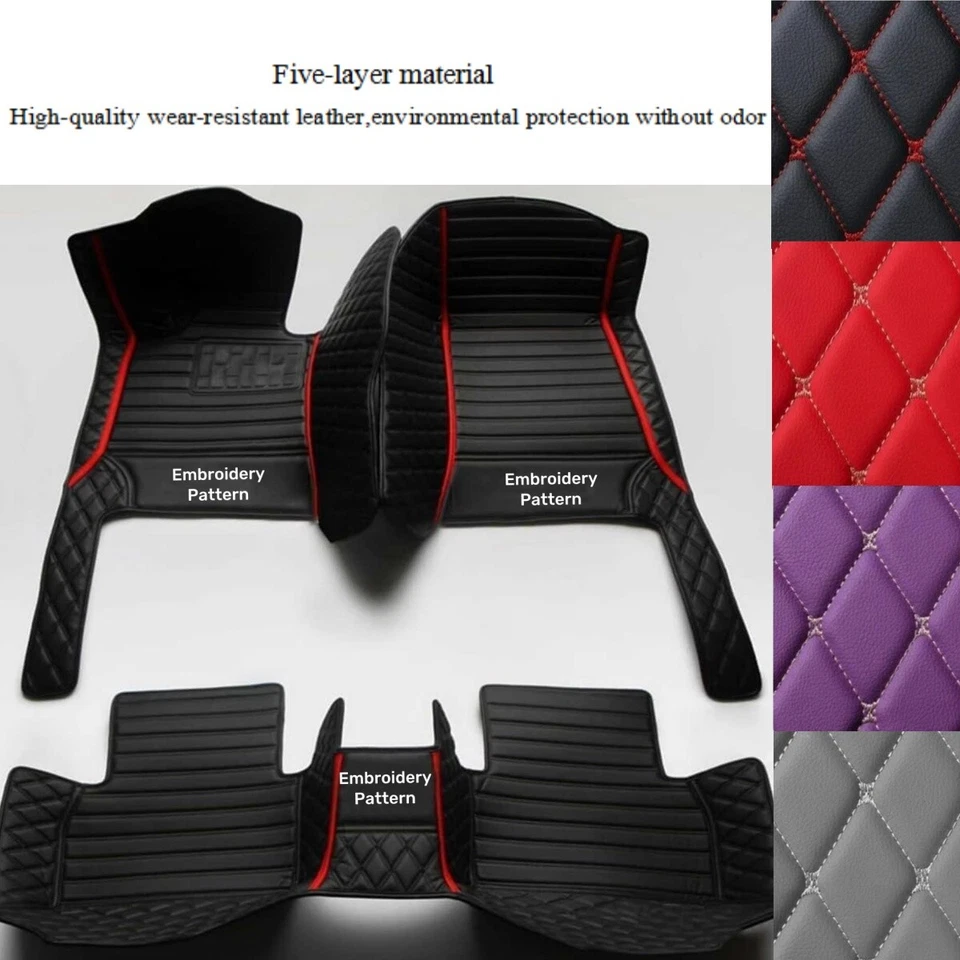 Alfombrillas de coche impermeables personalizadas aptas para Audi RS3 RS4 RS5 RS6 RS7 Foto 2 de 4