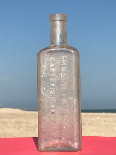 Antique Bottle «CALIFORNIA FIG SYRUP Co SAN FRANCISCO CA CALIFIG» 7 inches - Picture 3 of 12