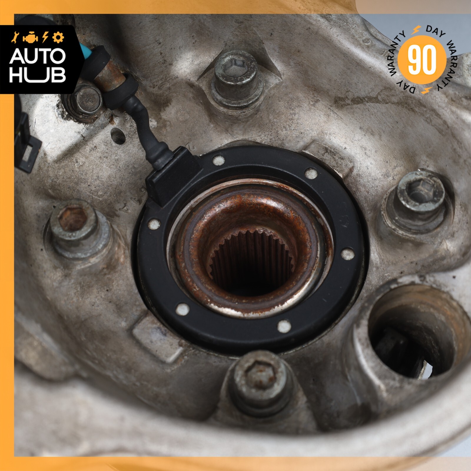 06-10 Maserati GranTurismo M145 Rear Right Side Spindle Knuckle Hub OEM