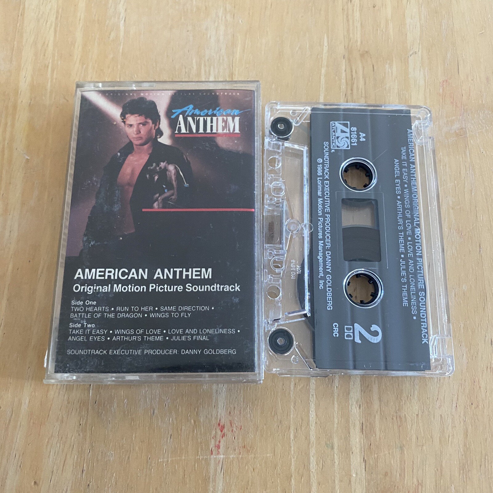 Cassette Tape AMERICAN ANTHEM Movie Original Soundtrack RARE USA IMPORT