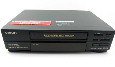 Orion VR0401 4 Head VCR VHS Tape Player Recorder | eBay