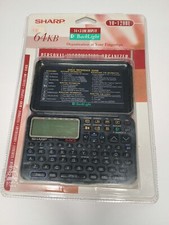 Vintage Sharp 64kb 14 x 3 Display Line Y0-120BL Personal Information Organizer