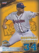 2021 Midland Rockhounds Montana DuRapau RC Rookie Oakland Athletics