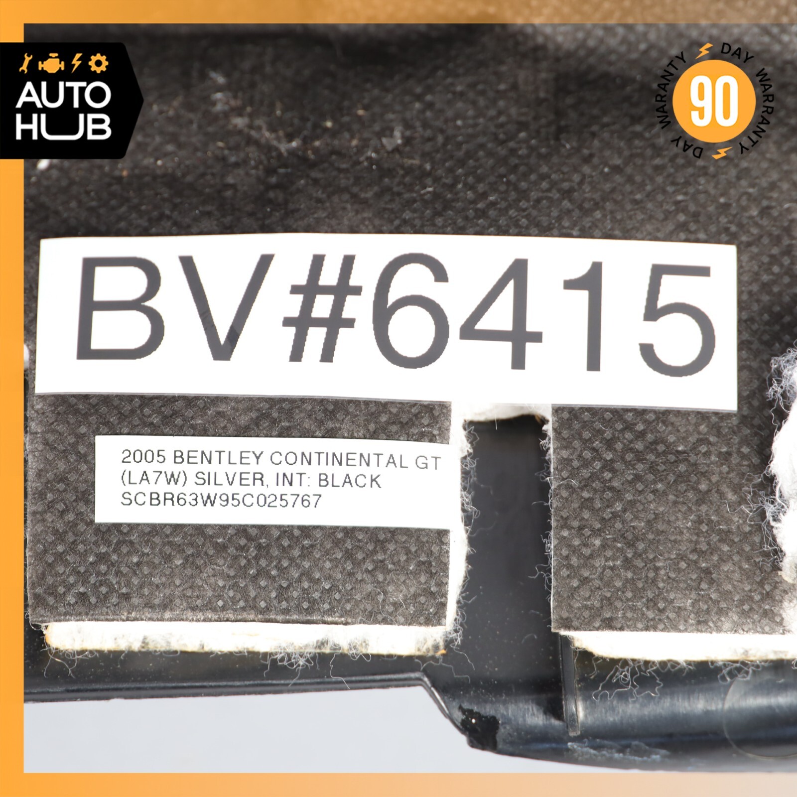 03-10 Bentley Continental GT GTC Gate Trunk Lock Cover Sill Scuff Panel Trim OEM