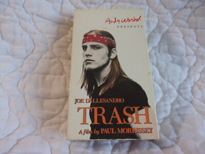 TRASH VHS ANDY WARHOL JOE DALLESANDRO 70'S NEW YORK CITY DRUGS