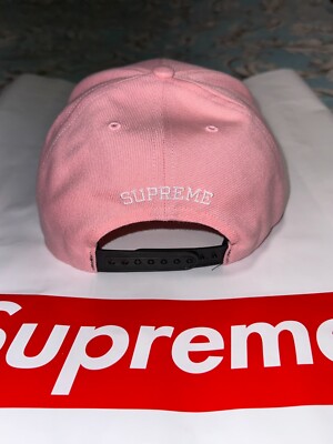 SUPREME VAMPIRE BOY 6-PANEL (PINK) SS23 SNAPBACK CAMP CAP BOX LOGO