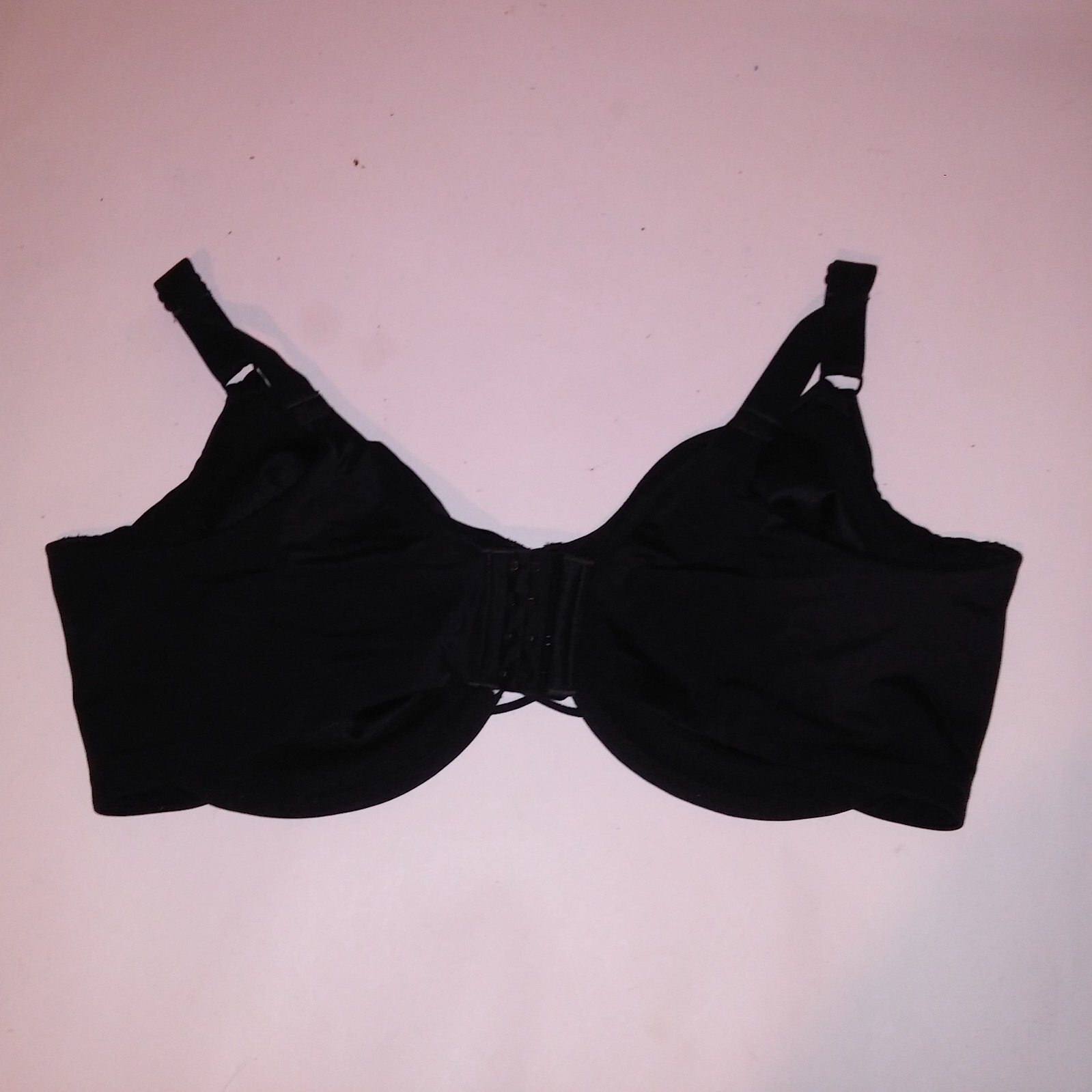 Vanity Fair Bra 44DDD Solid Black Lightly Lined U… - image 4
