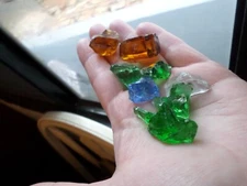 andara crystal - monatomic andara glass - 45 grams - MA22 -10 pieces