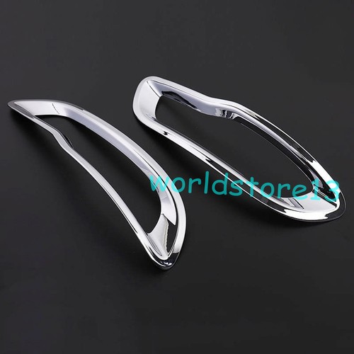 For Jeep Cherokee 2014-2018 Chrome Rear Bumper Fog lamp Light Cover Trim Decor - 第 4/10 張圖片