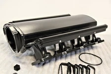 102MM T6061 ALUMINUM LOW PROFILE LS1 LS2 LS6 INTAKE MANIFOLD 5.3L 6.0L 5.7 BLACK