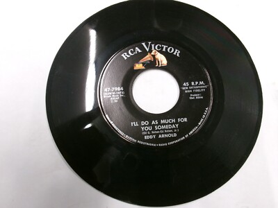 Eddy Arnold-Tears Broke out on Me/I'll Do as Much for you...-45-RCA Victor EX