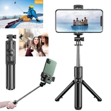 Bluetooth Remote Selfie Stick Tripod Phone Stand Desk Holder For iPhone Samsung