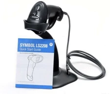 Motorola LS2208-SR20007R-NA General Purpose Barcode Bi-Directional Scanner&Stand