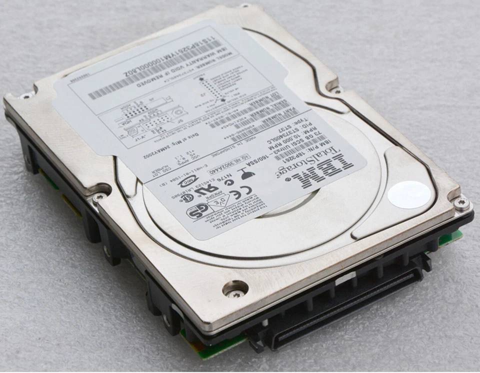 73GB Hard Disc Harddrive Server HDD SCSI SCA IBM 18P3261 / Seagate ST373405LC - Image 3 of 3