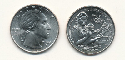 USA / Vereinigte Staaten - 25 Cents 2024 (Mint D) UNC - Hon. Patsy Takemoto Mink