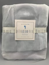 Pottery Barn Kids Icy Tulle Sparkle Bed Skirt 16" DROP Gray Silver Twin N411