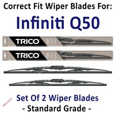 Wiper Blades 2-Pack Standard Wipers - fit 2014+ Infiniti Q50 Q-50 - 30260/170