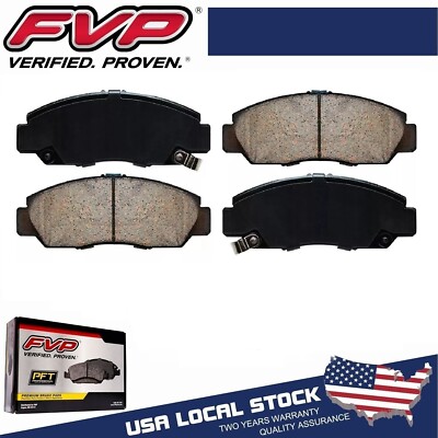 Front Ceramic Brake Pad Kit for Honda Civic Accord CR-V Element CR-Z Acura ILX