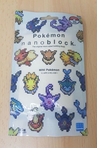 Japanese Pokemon Center Kawada Mini Nanoblock Series 04 Blindbag Eevee Lutions Ebay